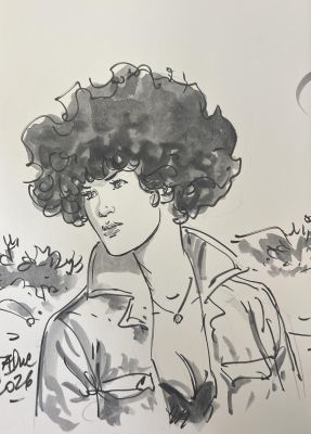 PORTFOLIO XIII JONES CLASSIFIED - DÉDICACÉ PAR TADUC - BUSTE NOIR ET BLANC N°2 | Pulp’s