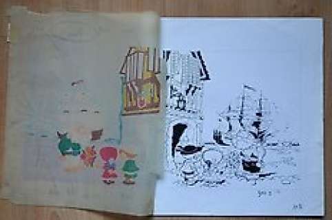 Studio Jan Kruis | Studio Jan Kruis - Originele covertekening voor Sjors Weekblad 32 - Ouwe Niek - (1969) | Catawiki