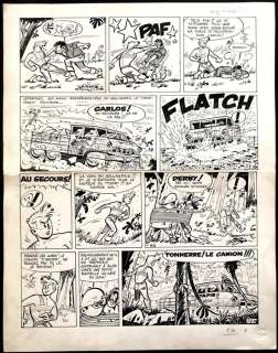 Greg | Greg - Originele pagina - Rock Derby T6 - La Rivière des Diamants - (1960) | Catawiki
