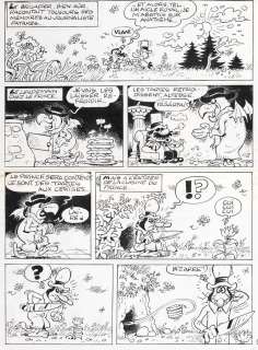 Macherot | Sibylline, planche n°9 Ã  l’encre de Chine de… | Millon