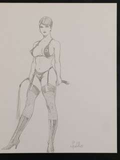 Leone Frollo | Leone Frollo - La Maitresse - Page volante - Exemplaire unique | Catawiki