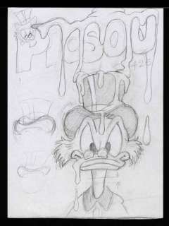 Walt Disney Studio France | Picsou Magazine - 2 x dessin original - Projet pour une couverture - Picsou magazine N°425 - Page volante - EO - (2007) | Catawiki