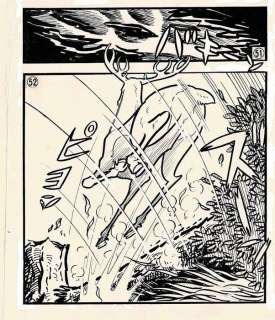 Fugu, Tadashi | Fugu, Tadashi - 2x Original page - Ezo Deer (ShÅnen Sunday) - (1968) | Catawiki