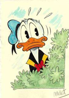 Millet | Donald Duck - Millet - Original Drawing - EO | Catawiki