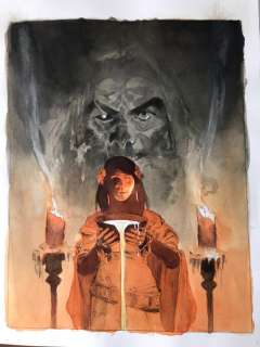 Grella, Paolo | Grella, Paolo - 2x Originele tekening (coverontwerp) - Galkiddek T.2 - Le Mage - (2012) | Catawiki