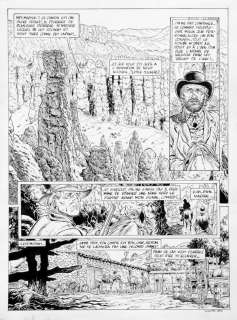 Swolfs | Durango, planche n°35 Ã  l’encre de Chine de l’é… | Banque Dessinée