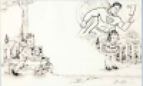 Joe Shuster | 1940 SUPERMAN PUBLISHED GREETING CARD PINUP COVER ART | Pedigree Comics