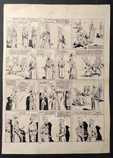 Guido Moroni Celsi | Topolino, Giornale #424 - Guido Moroni Celsi - tavola originale "La rivincita di Yanez" - Page volante - Exemplaire unique - (1941) | Catawiki