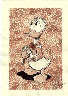 Millet | Donald’s good behavior - Signed Original Drawing by Millet | Catawiki