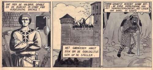 Laudy, Jacques | Laudy, Jacques - De Vier Heemskinderen / La Légende des quatre fils Aymon - original page n°11 + deluxe edition - (1946/2022) | Catawiki