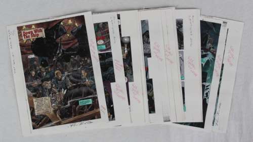 Pamela Rambo | Batman - Gotham Knights #2 - Original color comic production art - Pamela Rambo - Pagina 1 t/m 14 + 16 t/m 22 | Catawiki