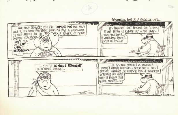 Régis Franc | 1989 - Le café de la plage | Huberty Breyne Gallery