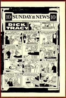 Gould - DICK TRACY, Sunday Black & White Proof (04/28/1957) | Russ Cochran