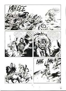 Giuseppe Barbati-Bruno Ramella - Magico Vento n. 10 - G.Barbati/B.Ramella 3x Tavola Originale "Scheletri" - Page volante - Exemplaire unique - (1998)