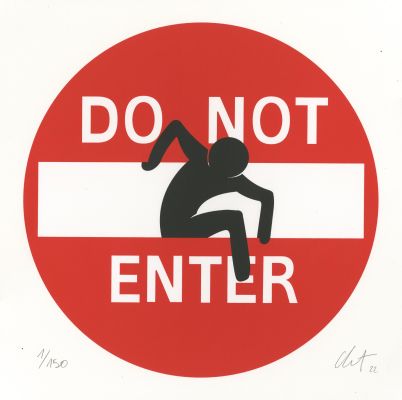 Clet Abraham | 2022 - Do not enter | Huberty Breyne Gallery