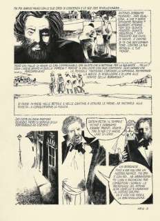 Luciano Baiocco | Luciano Baiocco - tavola originale "Rivoluzione" - Anni ’70 | Catawiki