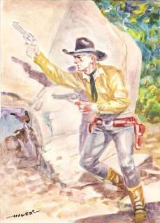 Virgilio Muzzi | Virgilio Muzzi illustrazione originale Tex | Catawiki