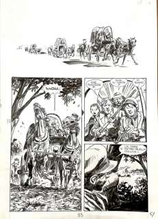 Ivo Milazzo | Ivo Milazzo - Tavola originale per Ken Parker | Catawiki