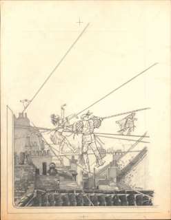 Claude Renard - Le 9eme rêve N° 2  Mine de plomb pour la couverture du 2e