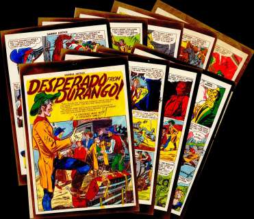 Ingels - DESPERADO FROM DURANGO!, SADDLE JUSTICE #4, 8 Pg SP Story (1948) | Russ Cochran