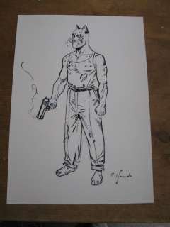 Guarnido, Juanjo | Guarnido, Juanjo - Originele tekening - Blacksad | Catawiki
