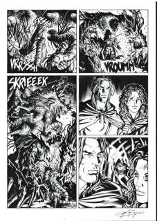 Gianluigi Gregorini - | Gianluigi Gregorini - Tavola Originale - Dragonero n. 10 "Le fosse dei Fargh" - (2014) | Catawiki