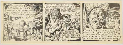 [Original comic & book illustrations] Piet Wijn (1929-2010) - Dick Durfal | Zwiggelaar Auctions