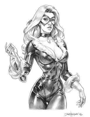 Dave Nestler - "Black Cat" original pencil sketch from Dave Nestler