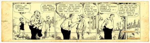 King - "AND THAT’S THAT", GASOLINE ALLEY, Daily, KING FEATURES (1934) | Russ Cochran