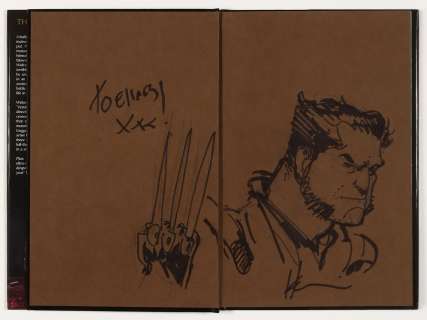 Wolverine Sketch by Howard Chaykin in Wolverine The Death of Wolverine HC (2008 Marvel) | mycomicshop.com