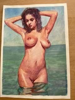 Kateryna Trotsenko | Kateryna Trotsenko - Original drawing - Paradise - Size: 21 x 30 cm - (2022) | Catawiki