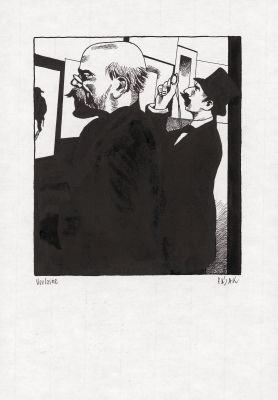 Frédéric Pajak | Verlaine, 2 - Encre de Chine, plume et pinceau sur papier | Huberty Breyne Gallery