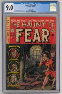 HAUNT OF FEAR #22, CGC 9.0, Gaines File Copy #10 of 12, COA | Russ Cochran