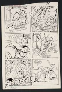 Don Simpson | Original Art from Flash Annual #3 (1989) Page 4 Pencils and Inks | mycomicshop.com (Buy It Now)