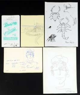 Pratt, Hugo | CORTO. UN ENSEMBLE DE 5 DOCUMENTS ET DEDICACES. Corto sur le | Coutau Bégarie