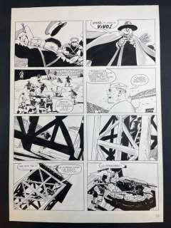 Attilio Micheluzzi | Attilio Micheluzzi - tavola originale "Rosso Stenton: Shanghai" | Catawiki