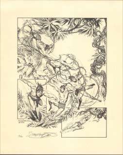 Hogarth - TARZAN, Print 105/540, Signed (1974) | Russ Cochran