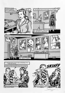 Roberto Baldazzini | Roberto Baldazzini - Tavola originale “Who killed Bettie”, pag. 9 - Page volante - Exemplaire unique - (1992) | Catawiki