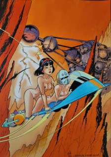 Gürsel, Gürçan | Yoko Tsuno - Dessin original de Gürsel - hommage à Roger Leloup’s Yoko Tsuno - (2018) | Catawiki