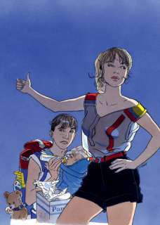 Gibrat, Jean Pierre | Goudard et la parisienne Dessin original à l’encre | Cornette de St Cyr