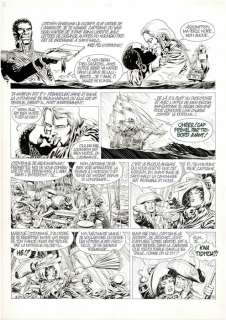 Mitton, Jean-Yves | Mitton, Jean-Yves - Originele pagina - Schipbreukelingen 2 - De slavenroute - (1993) | Catawiki