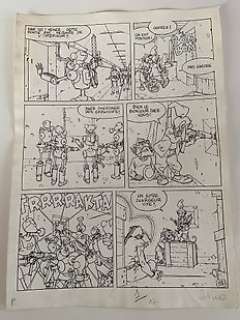 Arno (Arnaud Dombre) / Jodorowsky, Alejandro - Alef-Thau - Planche originale (p.46) - Alef-Thau T6 - L‘homme sans réalité - Page volante - (1991)