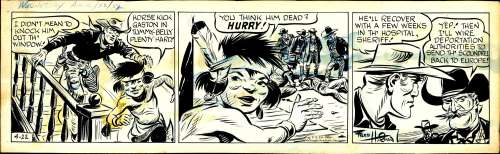 Harman - RED RYDER, Daily Art (04/22/59) NO RESERVE! | Russ Cochran