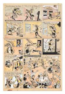 Morris (1923-2001) | La Mine d’or de Dick Digger , "Le Sosie de Lucky Luke" | Christie’s