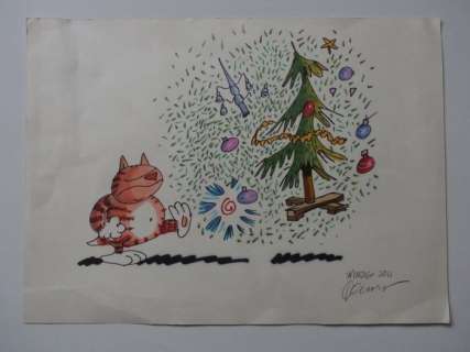 Windig, René | Windig, René - Originele covertekening in kleur - Heinz - Cover Mug magazine (bijgesloten) - (2011) | Catawiki