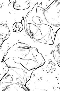 Ricardo Lopez Ortiz - Black Panther VS. Deadpool - BP vs. DP Issue #4 Variant Cover