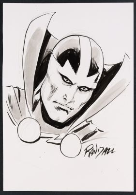 Ron Randall | Mister Miracle Sketch | mycomicshop.com