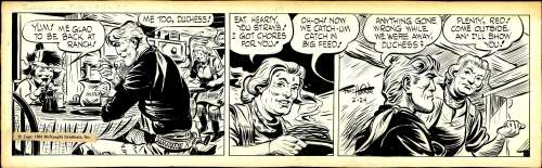 Harman - RED RYDER, Daily Art (12/04/53) | Russ Cochran