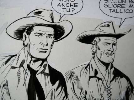 Aurelio Galleppini - Virgilio Muzzi | Aurelio Galleppini - Virgilio Muzzi - tavola originale Tex n. 150 - (1973) | Catawiki