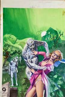 Pino Dangelico | Pino Dangelico - copertina originale Oltretomba - Page volante - Exemplaire unique | Catawiki